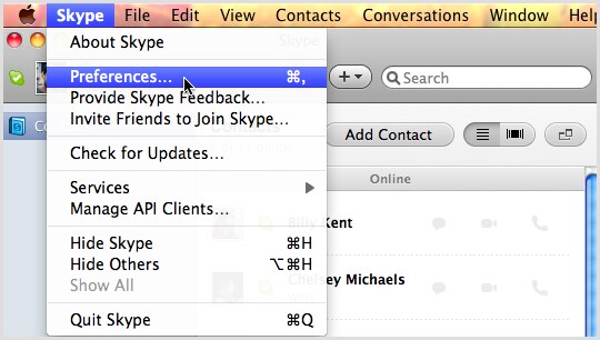 skype for mac problems conversation history
